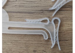 Плечики для білизни напівпрозорі ВБ-1 (24СМ)